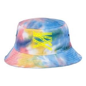 Caution Tie Dye Newport Bucket Hat