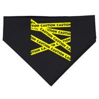 Caution USA-Made Doggie Bandana