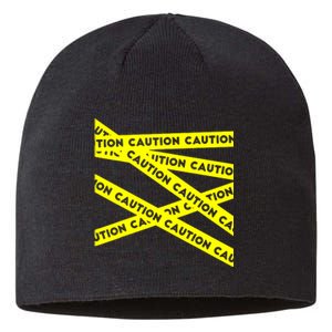 Caution Sustainable Beanie