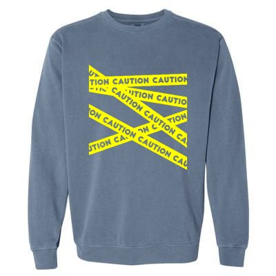 Caution Garment-Dyed Sweatshirt