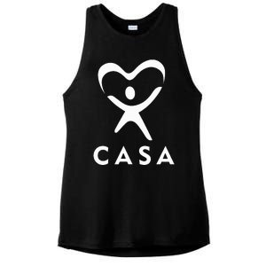 Casa Court Appointed Special Advocates Ladies PosiCharge Tri-Blend Wicking Tank