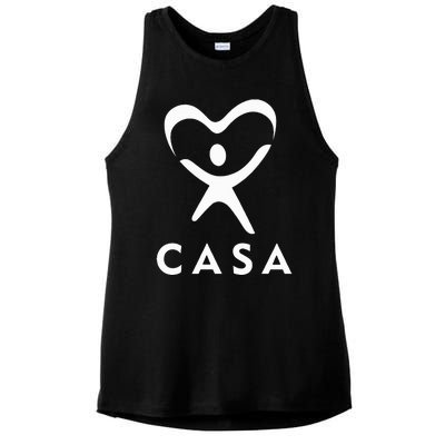 Casa Court Appointed Special Advocates Ladies PosiCharge Tri-Blend Wicking Tank