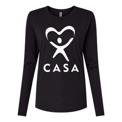 Casa Court Appointed Special Advocates Womens Cotton Relaxed Long Sleeve T-Shirt