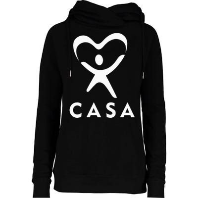 Casa Court Appointed Special Advocates Womens Funnel Neck Pullover Hood