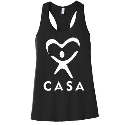 Casa Court Appointed Special Advocates Women's Racerback Tank