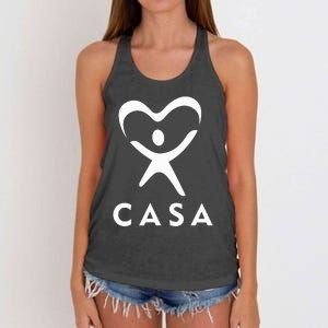 Casa Court Appointed Special Advocates Women's Knotted Racerback Tank