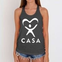 Casa Court Appointed Special Advocates Women's Knotted Racerback Tank