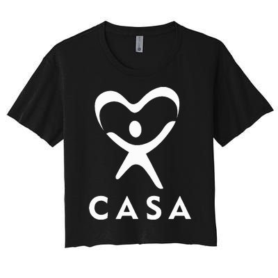 Casa Court Appointed Special Advocates Women's Crop Top Tee