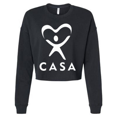 Casa Court Appointed Special Advocates Cropped Pullover Crew