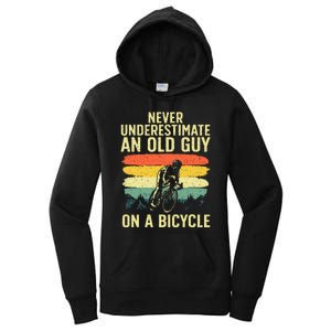 Cool Cycling Art For Men Grandpa Bicycle Riding Cycle Racing Women's Pullover Hoodie