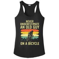 Cool Cycling Art For Men Grandpa Bicycle Riding Cycle Racing Ladies PosiCharge Competitor Racerback Tank