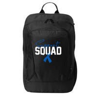 Colon Cancer Awareness Support Squad City Backpack