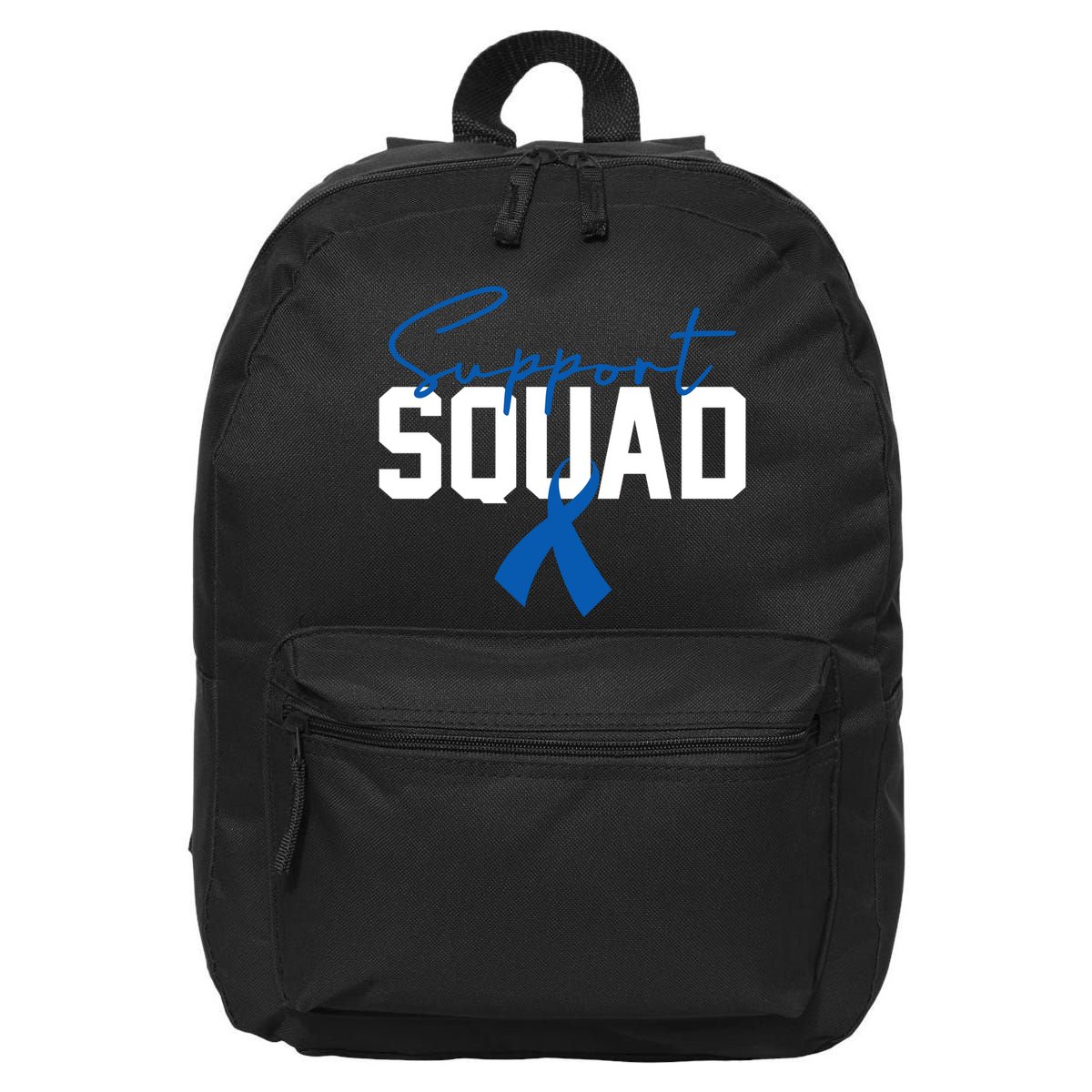 Colon Cancer Awareness Support Squad 16 in Basic Backpack