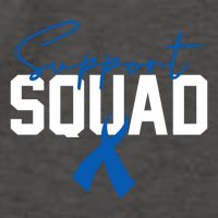 Colon Cancer Awareness Support Squad Vector Backpack