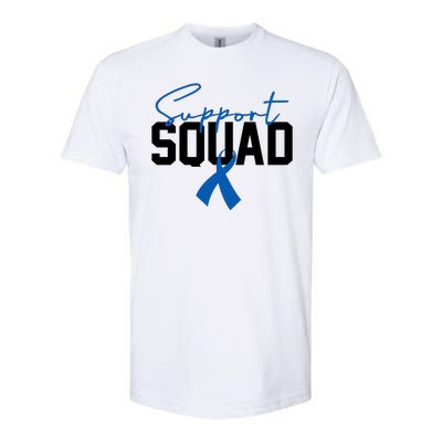 Colon Cancer Awareness Support Squad Softstyle® CVC T-Shirt