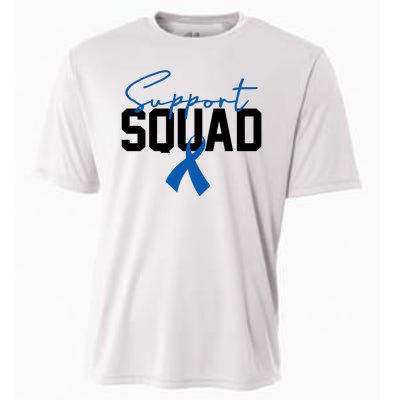 Colon Cancer Awareness Support Squad Cooling Performance Crew T-Shirt