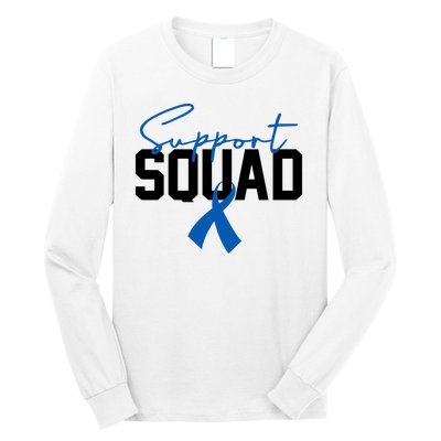 Colon Cancer Awareness Support Squad Long Sleeve Shirt