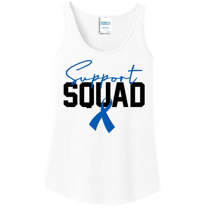 Colon Cancer Awareness Support Squad Ladies Essential Tank