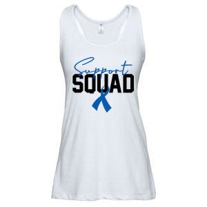 Colon Cancer Awareness Support Squad Ladies Essential Flowy Tank