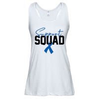 Colon Cancer Awareness Support Squad Ladies Essential Flowy Tank