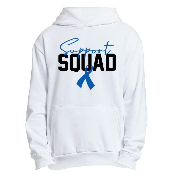 Colon Cancer Awareness Support Squad Urban Pullover Hoodie