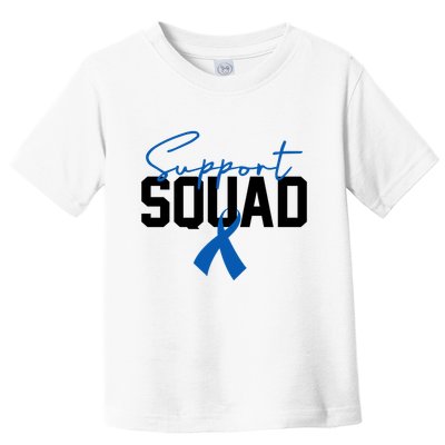 Colon Cancer Awareness Support Squad Toddler T-Shirt