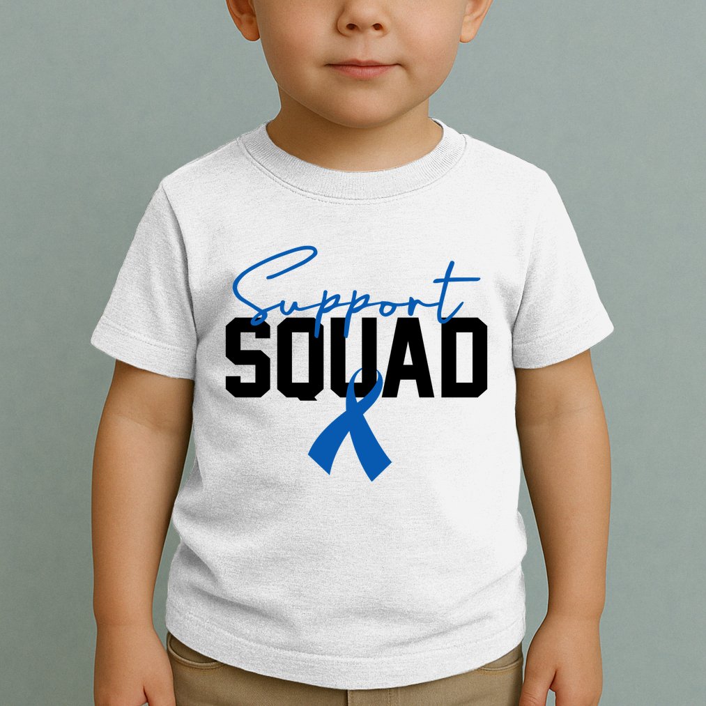 Colon Cancer Awareness Support Squad Toddler T-Shirt