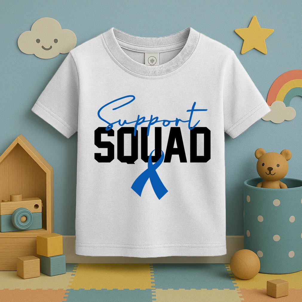 Colon Cancer Awareness Support Squad Toddler T-Shirt