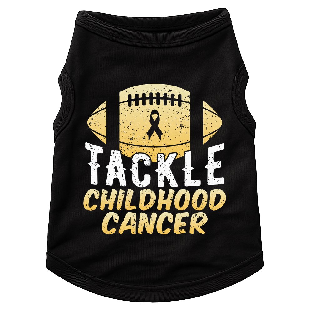 Childhood Cancer Awareness Tackle Childhood Cancer Football Doggie Tank