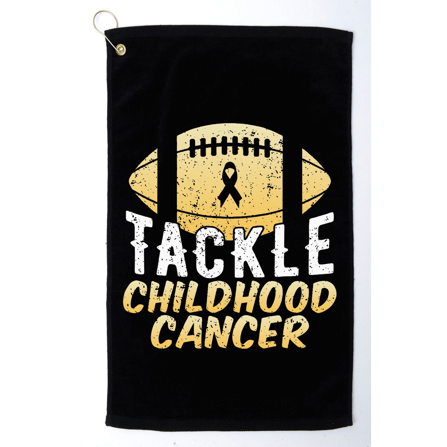 Childhood Cancer Awareness Tackle Childhood Cancer Football Golf Towel