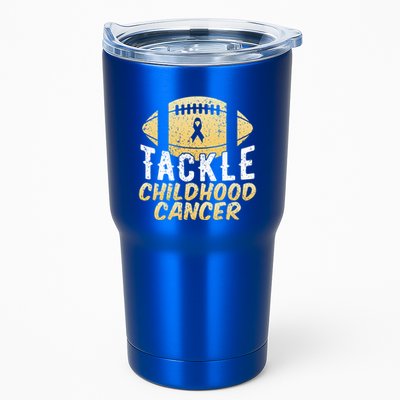 Childhood Cancer Awareness Tackle Childhood Cancer Football Tumbler