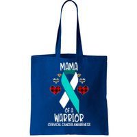 Cervical Cancer Awareness Mama Of A Warrior Mom Meaningful Gift Tote Bag