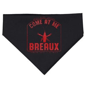 Crawfish Come At Me Breaux Bridge Louisiana Funny Festival USA-Made Doggie Bandana