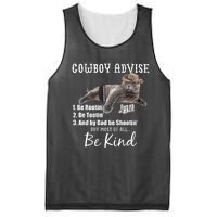 Cowboy Cat Adivse Be Rootin' Be Tootin' Be Shootin Be Kind Meme Mesh Reversible Basketball Jersey Tank