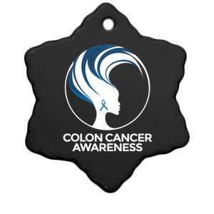 Colon Cancer Awareness Gift And Colon Cancer Gift Ceramic Star Ornament