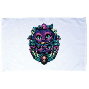 Cheshire Cat Alice In Wonderland Graphic Microfiber Hand Towel