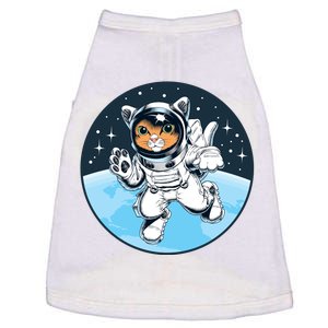 Cute Cat Astronaut Doggie Tank