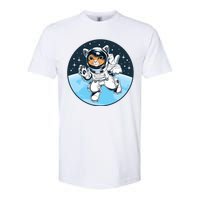 Cute Cat Astronaut Softstyle CVC T-Shirt