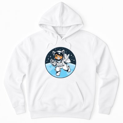 Cute Cat Astronaut Hoodie