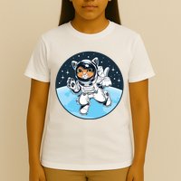 Cute Cat Astronaut T-Shirt