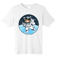 Cute Cat Astronaut Tall Fusion ChromaSoft Performance T-Shirt