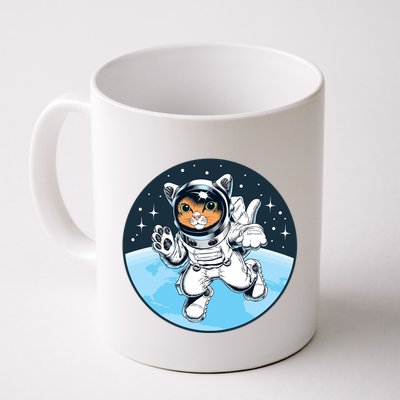 Cute Cat Astronaut Mug