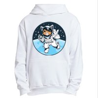 Cute Cat Astronaut Urban Pullover Hoodie