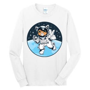 Cute Cat Astronaut Tall Long Sleeve T-Shirt