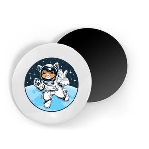 Cute Cat Astronaut Magnet