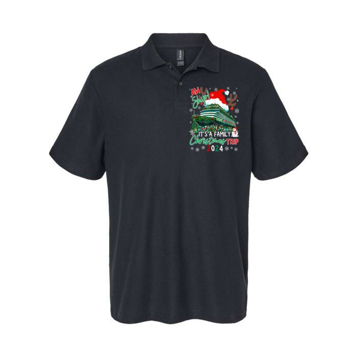 Christmas Cruise Aw Ship ItS A Family Christmas Trip 2024 Softstyle Adult Sport Polo