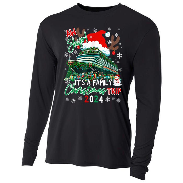 Christmas Cruise Aw Ship ItS A Family Christmas Trip 2024 Cooling Performance Long Sleeve Crew