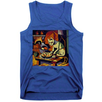 Cat Cooking Apple Pie Gift Tank Top