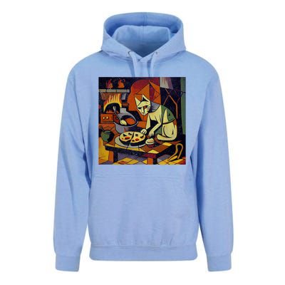 Cat Cooking Apple Pie Gift Unisex Surf Hoodie