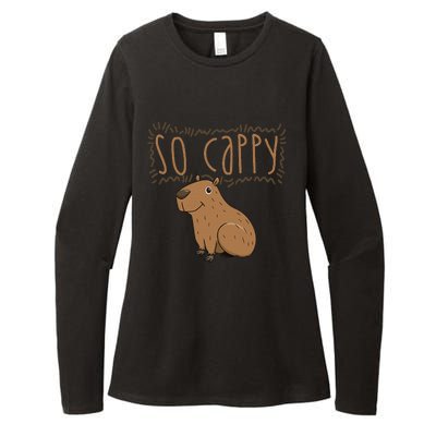 Capybara Womens CVC Long Sleeve Shirt